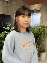 キャラハーフ 池袋東口店(KYARA HALF)&nbsp;イヤリングカラー/インナーボブ/デザインカラー