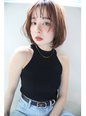 フェイスレイヤー×ショートボブ