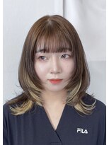 プラグ バイ ネオリーブ(plug by neolive)&nbsp;レイヤーロング×髪質改善 [髪質改善/縮毛矯正]韓国J