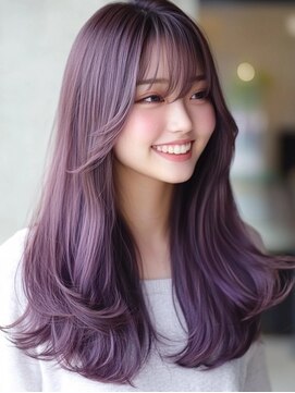 アルトリスト(Altruist Aging×HAIR&SPA) ★ダークアッシュ大人ガーリーボブ着物ミディアムレイヤーカット