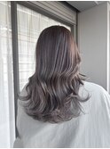透明感グレージュ
