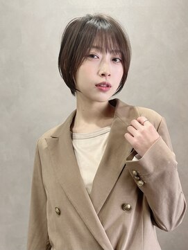 ミルシェ(MILSHE) ショートカット/大人可愛い/白髪ぼかし/脱白髪染め/30代40代50代