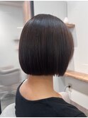 【Hitomi】切りっぱなしボブ×内巻き