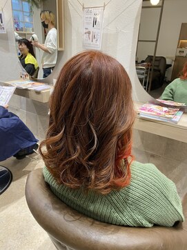 アンプヘアー 西京極店(unpeu hair) 元気ハツラツ大人インナーカラー