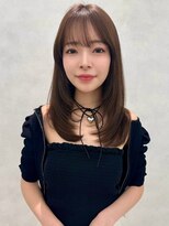 アッシュ 二子玉川店(Ash)&nbsp;ミディアムレイヤー×アッシュグレー　二子玉川