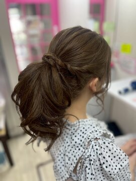 レインボー(setsalon) ポニーテール