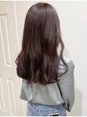 【MIO】イノアチョコレートブラウン×ロングコテ巻き