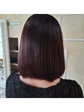 チャプター 那覇店(chapter) 水光肌カラー＋髪質改善ウルトワトリートメント◎