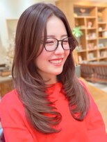 ルエ(rue)&nbsp;かきあげ前髪 レイヤーカット ロングレイヤー