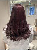 《毛先まで潤う♪》ラベンダーピンク×艶ロング【大宮】