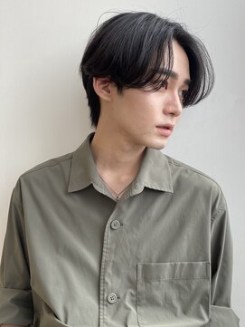 ユーフォリア 渋谷グランデ(Euphoria SHIBUYA GRANDE) ニュアンスパーマ　毛流れパーマ　センターパート　MOMO