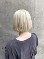 レフ(LEF)&nbsp;ブロンドボブ/ダブルカラー/ケアブリーチ/ハイトーン
