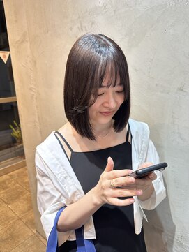 シアー 銀座店(SHEER.) 髪質改善カラー×酸性ストレート【銀座,銀座一丁目美容室】