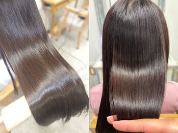 ティコ(tico@)の写真/至高の髪質改善システム「marbb」により他では体感できない髪のツヤや手触りをご提供♪あなた史上最高を◎