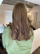 サンルーム(SUN room)&nbsp;ブリーチなしダブルカラーアッシュベージュ透明感カラー