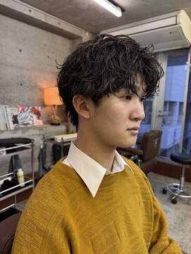 yosuke 癖毛風ツイストスパイラル波巻きパーマ