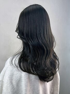 アイティー バイ アルバム 中野店(IT by ALBUM) 韓国ヘアロング顔周りレイヤーおくれ毛_ba570311