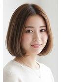 【30代40代50代】毛先ワンカールボブ
