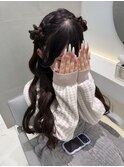 【新宿駅/新宿三丁目/ヘアセット/くまさんヘア/推し活ヘア】