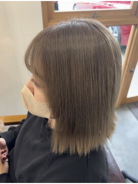 リドルヘアー 黒磯店(Riddle HAIR) ブリーチ×ミルクティベージュ