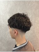【メンズパーマ】ロースキンフェード/シャドウパーマ/仙台長町
