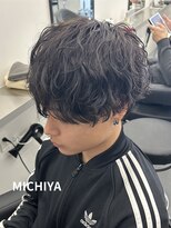 アンドメゾンオム(&Maison. homme)&nbsp;【ブリーチ毛にも対応】緩めシャドウパーマ