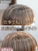 ルルン(Lu-Lun)&nbsp;仕事でも浮かない 自然になじむ白髪ぼかしハイライト