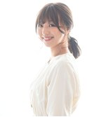 ゴム2本で簡単ポニーテール