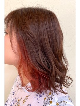 アップル(APPLE) オレンジ♪インナーカラー