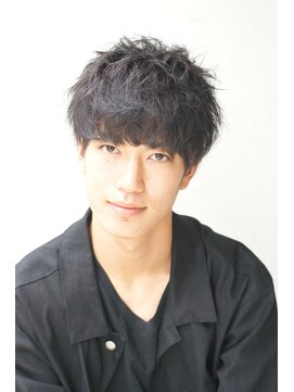 ゴスタッグ(gostag.) ツーブロックネープレスダークカラーナチュラルショート