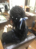 サロンド クラフト(salon de craft)&nbsp;【パーティーヘアセット】ハーフアップアレンジ