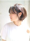 【DaVin中目黒】大人かわいい丸みショートボブ_毛先パーマ