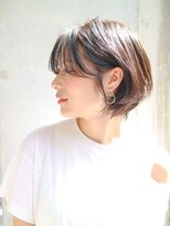 ダヴィン 中目黒(DaVin)&nbsp;【DaVin中目黒】大人かわいい丸みショートボブ_毛先パーマ