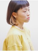 インナーカラーナチュラルボブ
