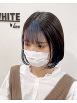 アンダーバーホワイト 西宮店(_WHITE) ナチュラルボブ　フェイスフレーミング