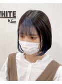ナチュラルボブ フェイスフレーミング