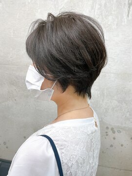 メルシー トータル ブランディング サロン(merci TOTAL BRANDING SALON) 大人かわいい/マッシュショート/ショートボブ/カーキグレージュ