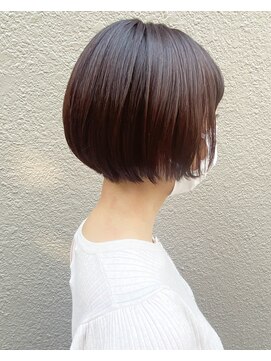 ミント(mint.) ダークローズヒップカラー！ミニボブ！十条！