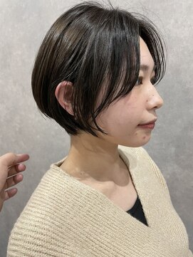 ムード カナザワ(mood kanazawa) 前髪長めの大人ショート☆