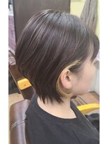 リール ヴィー(Rire Vie HAIR MAKE LABO) ショートボブ、インナーカラー