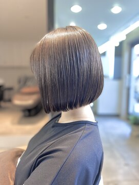 ノット たまプラーザ(knot) 【knotたまプラーザ】パツンとボブ/30代/40代/50代/ショート