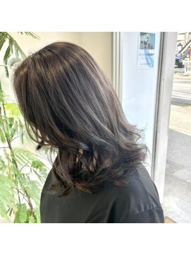 フィーリー ヘア デザイン 太田店(feAry) 大人のグレージュカラー/赤味消し/白髪ぼかし