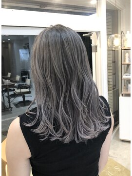 ワク 藤沢店(waku) バレイヤージュ/グレージュ/ハイライト