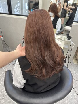 ロンド マーレ 天神大名店(Lond mare) イメチェン/フェミニン/ダークアッシュ/束感/ピンクカラー