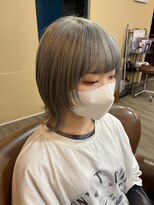 チェリーコーク(HAIR CHERRY COKE)&nbsp;ウルフスタイル×シルバーブルー