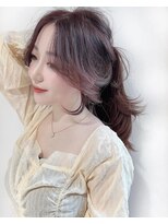 ボヌール 銀座並木通り店(Bonheur)&nbsp;［stylist芹原］韓国風かわいい顔周りのデザイン