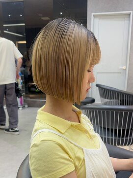 ロンドソレイユ 池袋(Lond soleil) ボブ/前髪カット/レイヤーカット×ケアブリーチ/デザインカラー