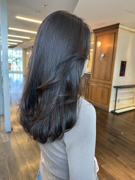 ザック ヴィ(ZACC  vie) ショコラグレージュ　レイヤーカット　セミロング