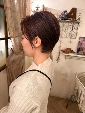 アンテナ(ANTENA) 耳かけショート☆耳にかけても素敵に☆★30代お客様施術後★☆