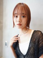 ニコ トウキョウ 渋谷(nico TOKYO)&nbsp;切りっぱなし/ボブ/ピンクブラウン